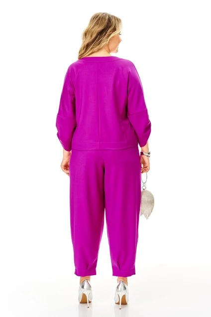 Костюм брючный 1436-1 королевский пурпур Michel Chic