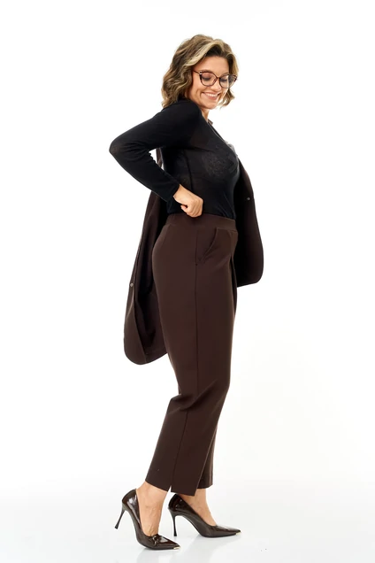 Костюм брючный 1437-2 трюфельный Michel Chic