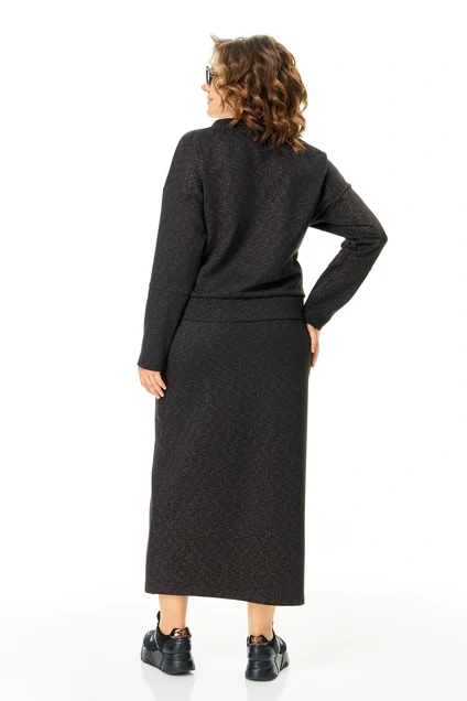 Костюм с юбкой 1444 мультиблеск Michel Chic