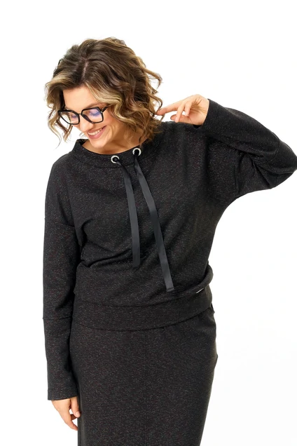 Костюм с юбкой 1444 мультиблеск Michel Chic