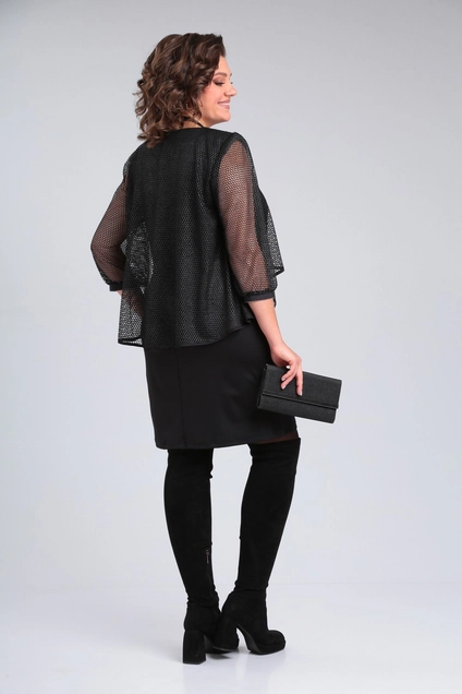 Платье 2156 черный Michel Chic