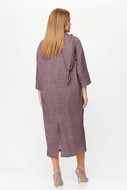Платье 2157 бордовый блеск Michel Chic