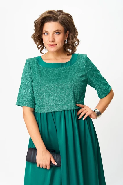 Платье 2173 изумрудный Michel Chic фото 4