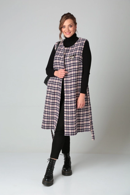 Жилет 356 фиолетовый Michel Chic