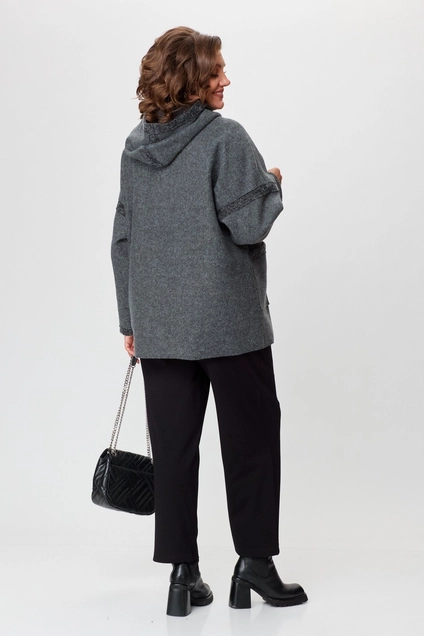 *Полупальто 360 графит Michel Chic