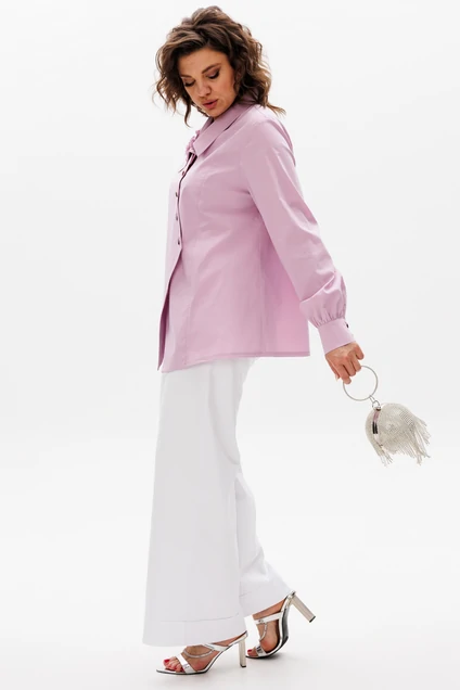 Блузка 789 лаванда Michel Chic фото 4