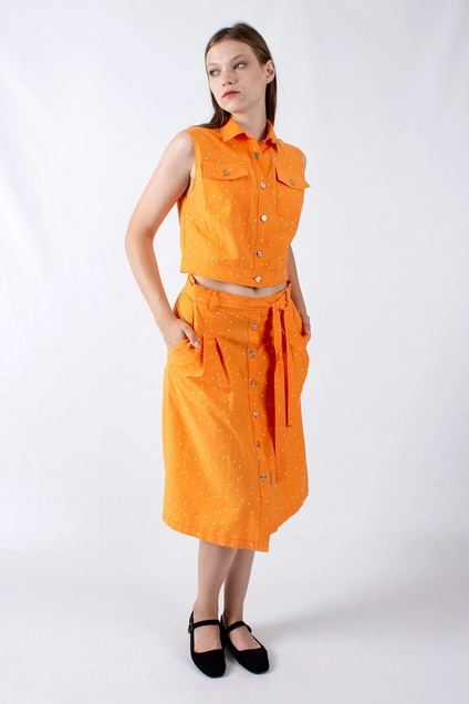 Юбка 1106 оранжевый Mita Fashion