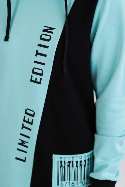 Туника 1157 бирюзово-черный Mita Fashion