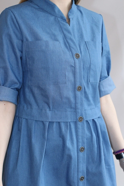 Платье 1168б джинс Mita Fashion