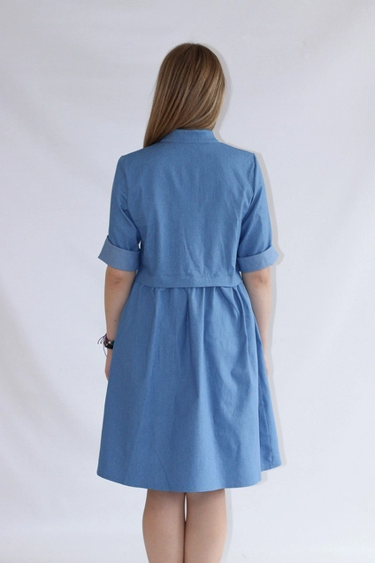 Платье 1168б джинс Mita Fashion