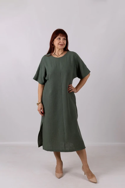 Платье 1220 зеленый Mita Fashion