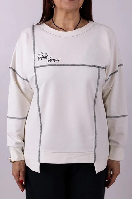 Джемпер 1268 белый Mita Fashion