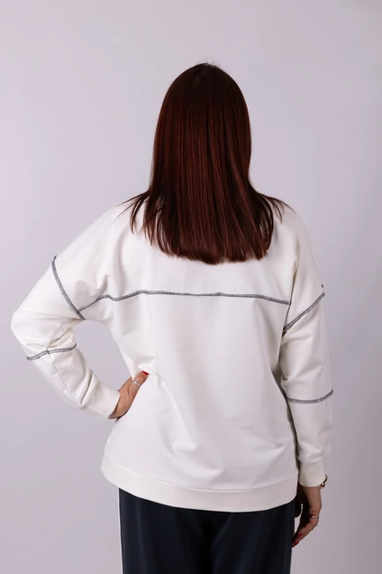 Джемпер 1268 белый Mita Fashion