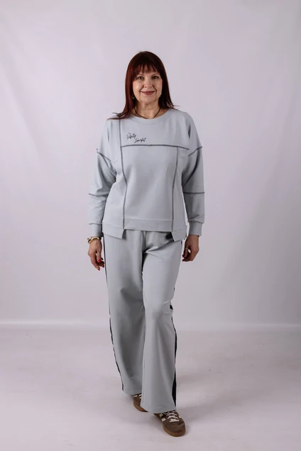 Джемпер 1268 серый Mita Fashion