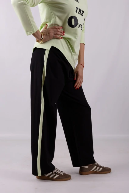 Брюки 1269 черный + зеленый Mita Fashion