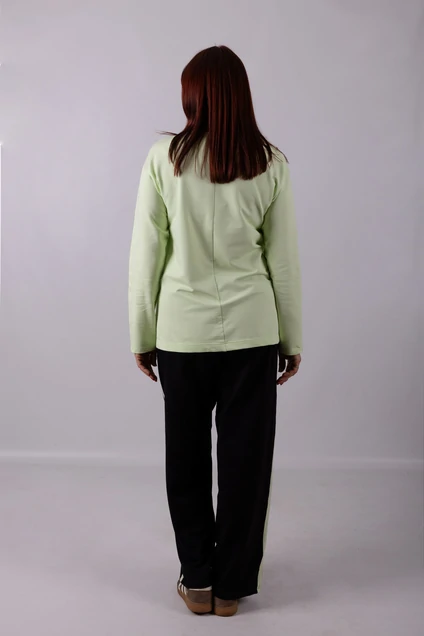 Брюки 1269 черный + зеленый Mita Fashion