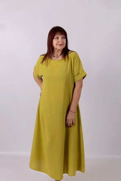 Платье 1271 зеленый Mita Fashion