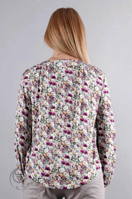 Блузка 375 цветы Mita Fashion