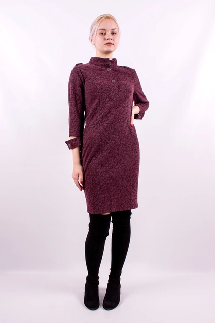 Платье 675 бордо Mita Fashion