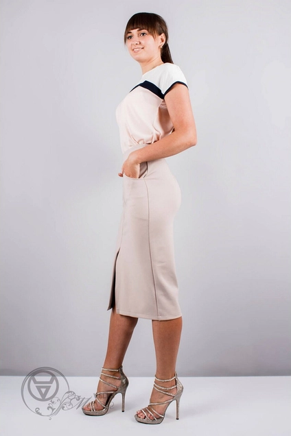 Юбка 686 светлый Mita Fashion