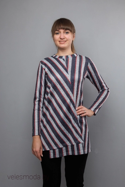 Туника 889а красный Mita Fashion