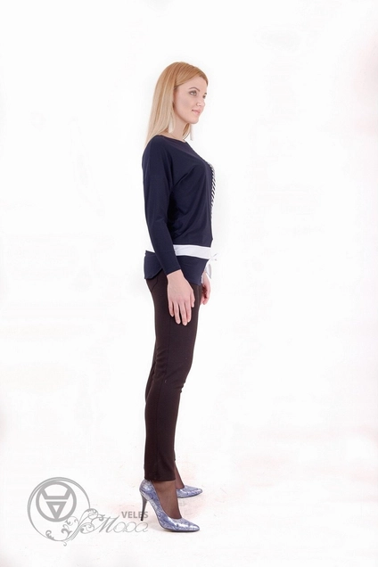 Туника 910 синий Mita Fashion