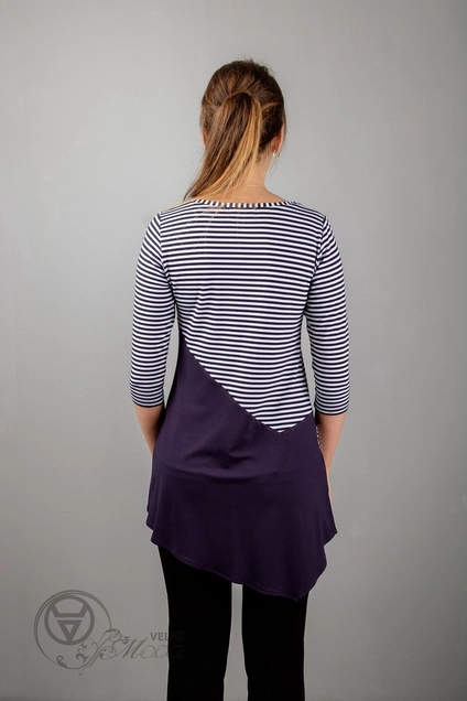 Туника 975 синий Mita Fashion