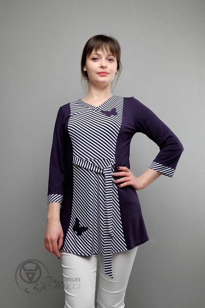 Туника 981 полоска Mita Fashion