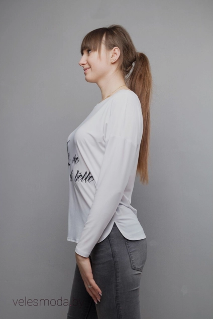 Блузка 913 белый Mita Fashion