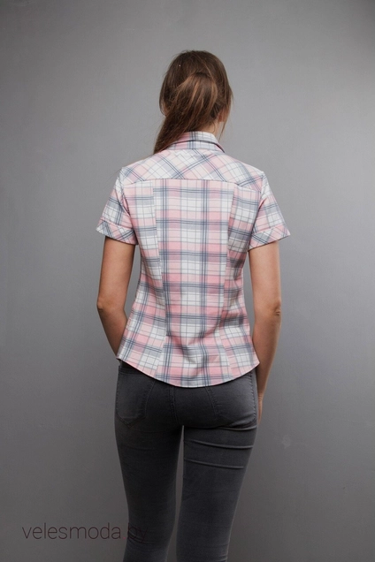 Рубашка 726 клетка Mita Fashion