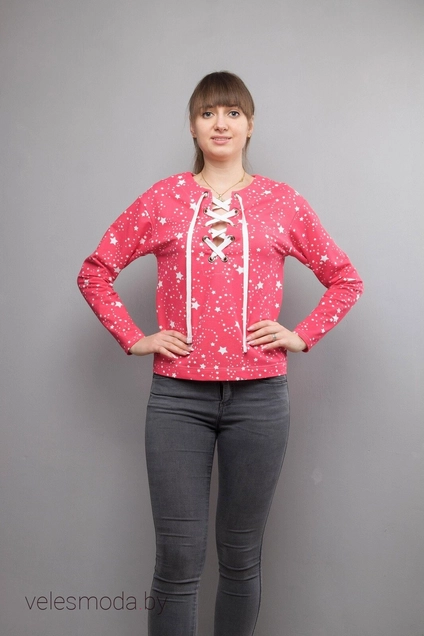 Блузка 1026а звезды Mita Fashion