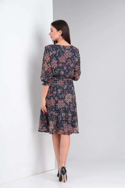 Платье 2363 синий Moda-Versal