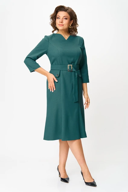 Платье 2560 зеленый Moda-Versal