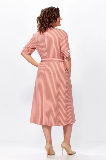 Платье 2642 розовый Moda-Versal