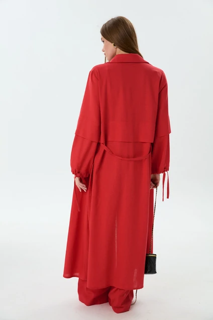 Костюм брючный 976-24 красный NikVa