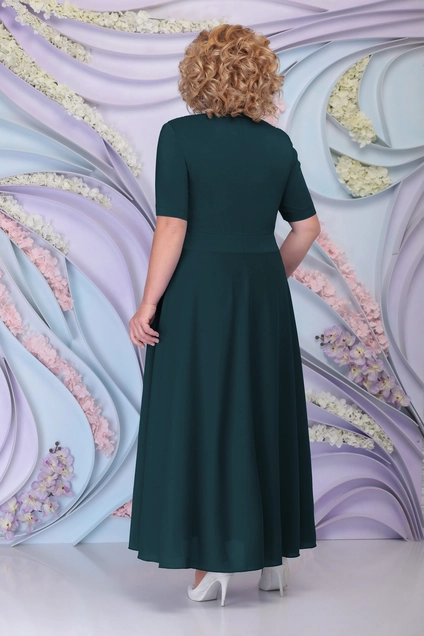 Костюм с платьем 3160 изумруд Ninele