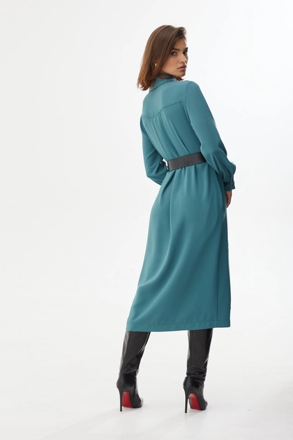 Платье 2458 морская волна Niv Niv Fashion