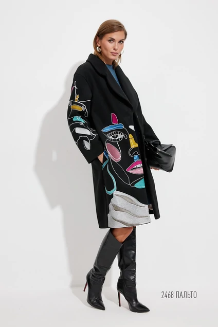 Пальто 2468 Niv Niv Fashion