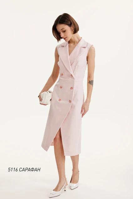 Сарафан  5116 бледно-розовый  Niv Niv Fashion
