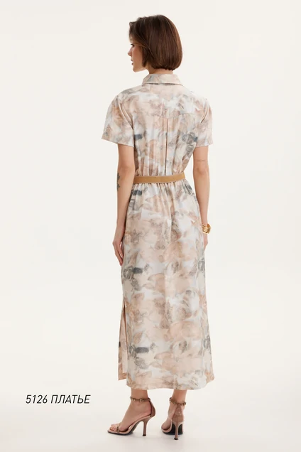 Платье 5126 мультиколор  Niv Niv Fashion
