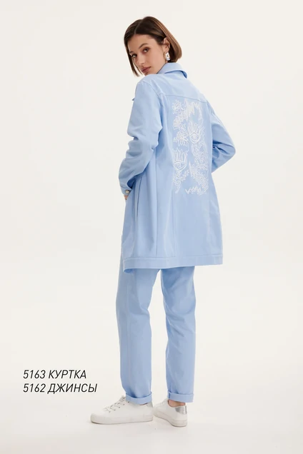 Куртка 5163 голубой Niv Niv Fashion