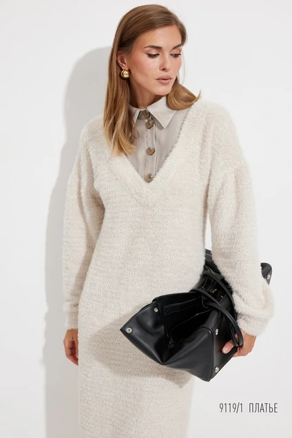 Платье 9119-1 снежная роза Niv Niv Fashion