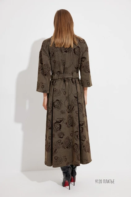 Платье 9120 шоколад Niv Niv Fashion