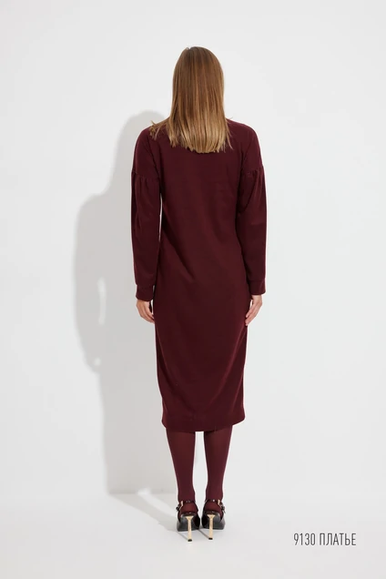 Платье 9130 винный Niv Niv Fashion