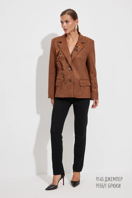 Брюки 9155-1 черный Niv Niv Fashion