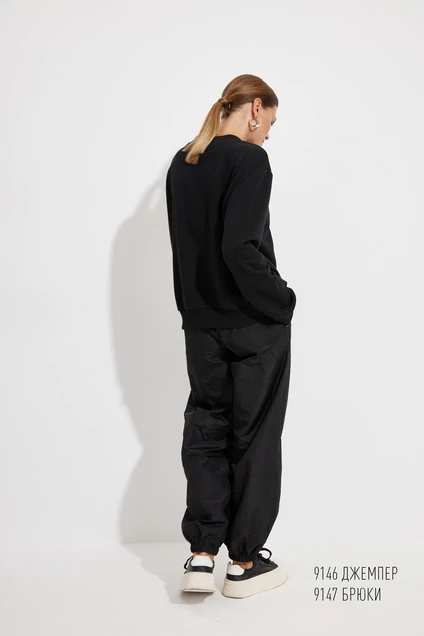 Джемпер 9146 черный Niv Niv Fashion