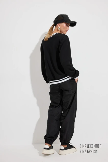 Джемпер 9149 черный Niv Niv Fashion