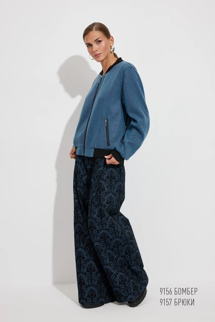 Брюки 9157 темно-синий Niv Niv Fashion