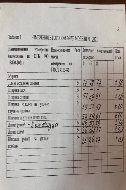 Куртка  3871 Olegran