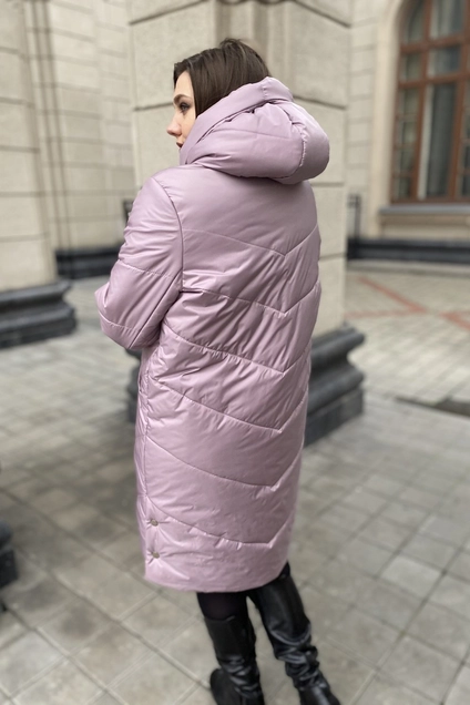 Пальто 699 сирень Ольга Стиль